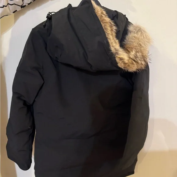 Canada Goose Black Expedition Parka with Fur Hood